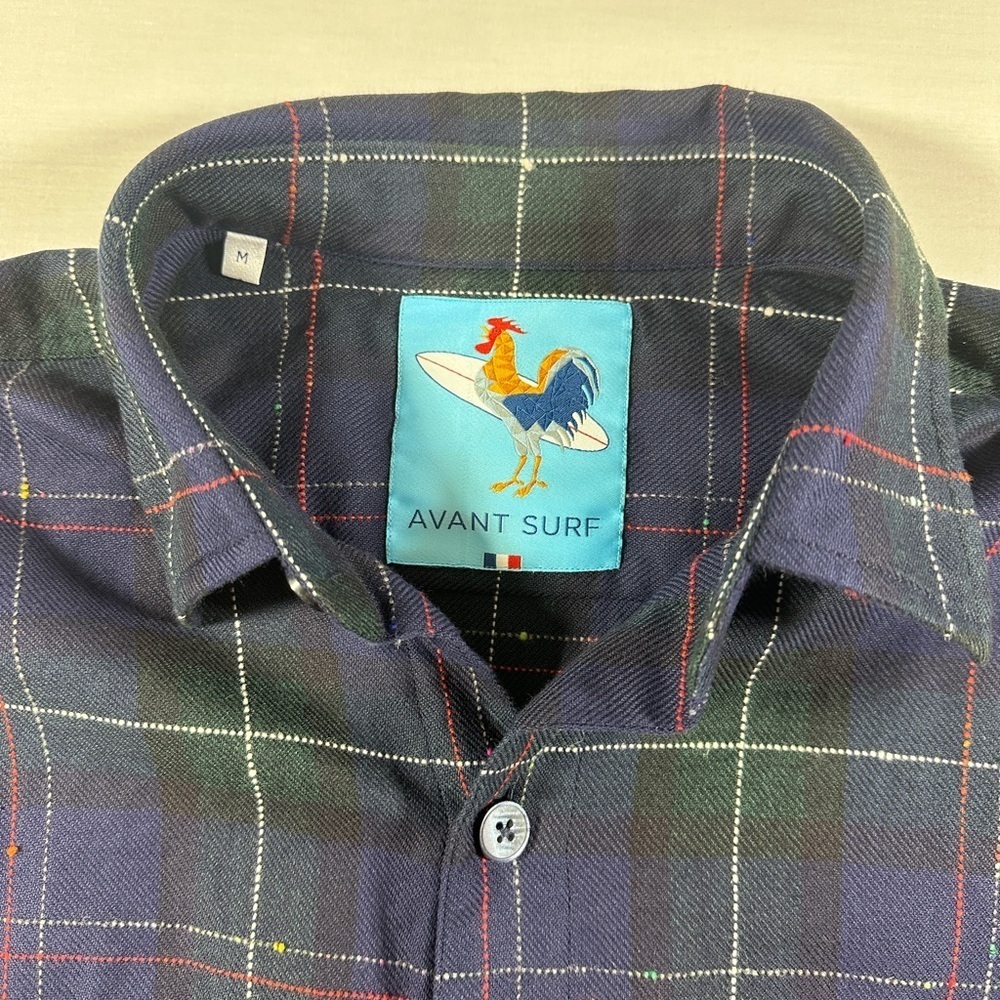 Rare Avant Surf Men’s Cotton Shirt Size Medium - Picture 2 of 9
